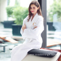 White Women Spa/Home Bathrobe Custom Logo